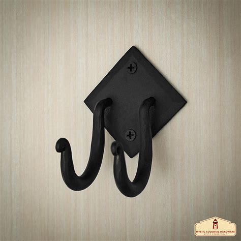 Rustic Forged Iron Wall Hook