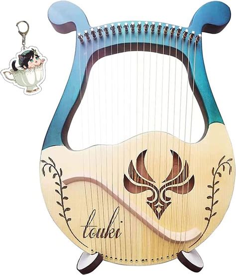 Amazon Lyre Harp Lyre 24 Metal Strings Maple Saddle Mahogany Body