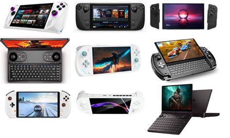 Compare handheld gaming PC specs (Asus, AYA, GPD, Lenovo, MSI ...
