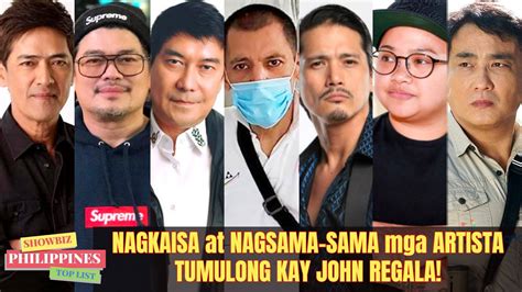 Mga Artista Na Nagkaisa Para Tumulong Kay John Regala Ngayon
