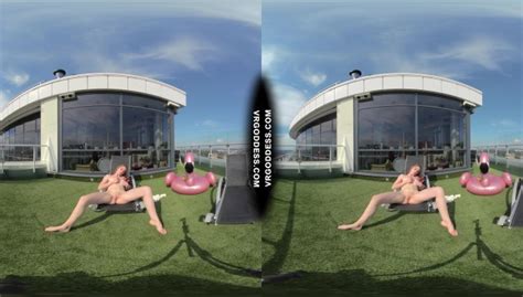 Summertime Naked Teen Sunbathing Babe Margarita Enjoying Herself In Bubbles In Sun VR Porn