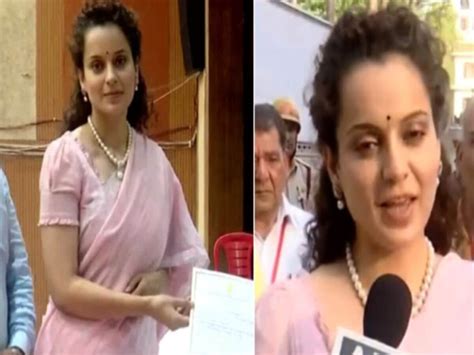 BJP Leader Kangana Ranaut Says I Am Emotional After Winning Mandi Lok