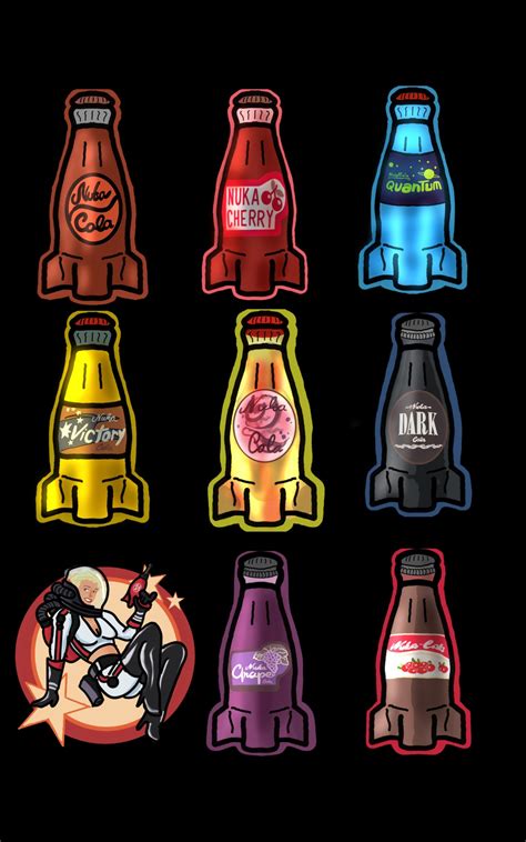 Nuka Cola Sticker Set Etsy