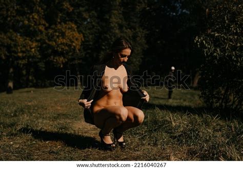 Beautiful Girl Park Nude Stock Photo Shutterstock