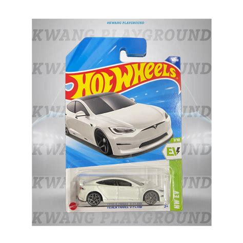 Xe mô hình Hot Wheels basic Telsa model S plaid trắng case E 2025 Shopee Việt Nam