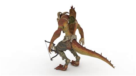 3d Lizard Creature Model Turbosquid 1948691