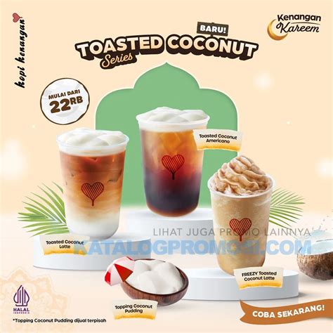 Promo Kopi Kenangan Toasted Coconut Series Harga Mulai Rp