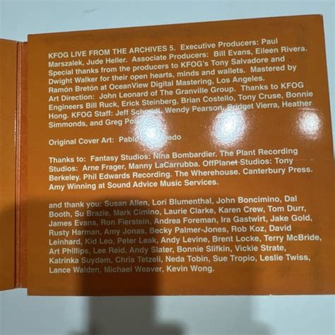 New Unopened Kfog Live From The Archives Vol 5 Cd Ebay