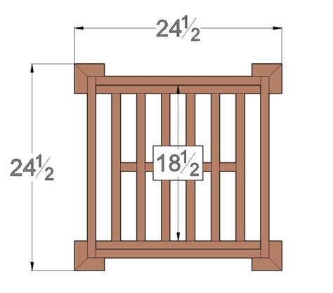 The Trellised Trash Receptacle Forever Redwood