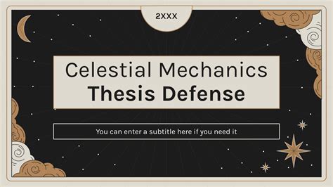 Celestial Mechanics Thesis Defense Presentation