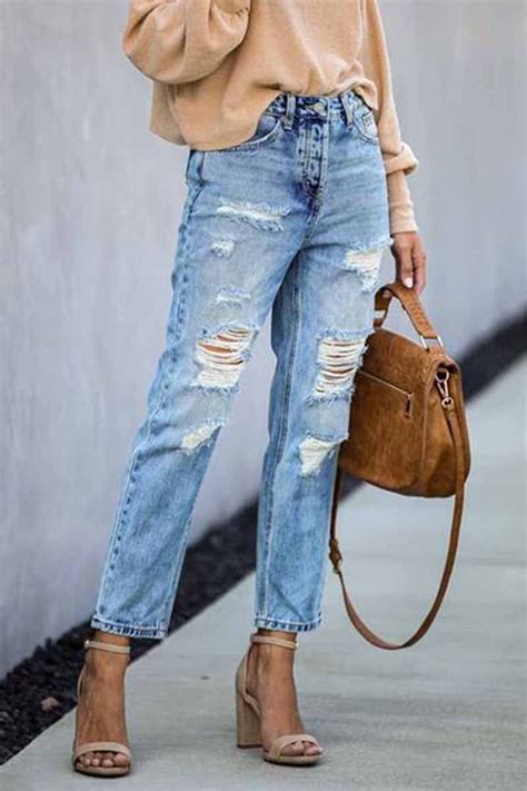 Are Jeans With Holes Still In Trend And How To Care 2023 Street Style