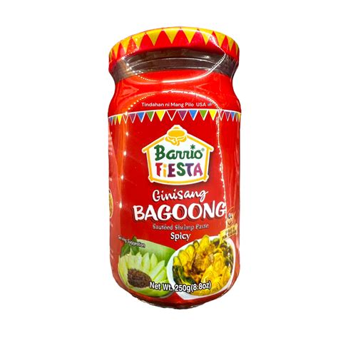 barrio fiesta ginisang bagoong sauteed shrimp spicy goz