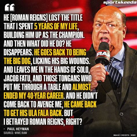 Sportskeeda - Paul Heyman is not wrong when it comes to his reasoning