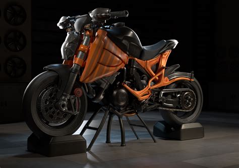 My Another Super Naked Hyper Bike Hardsurface D Model CGTrader
