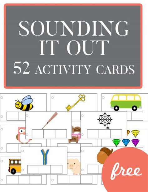 Activity Cards to Help Kids Sound it Out – Lesson Plans