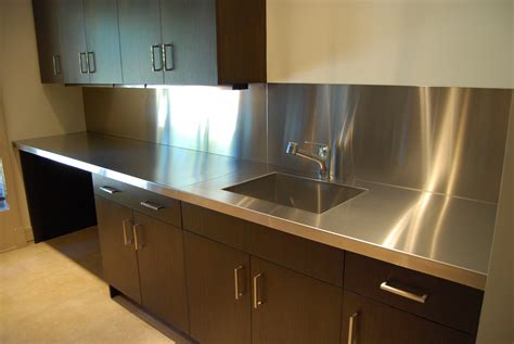 Stainless Steel Countertops | Custom Metal Home