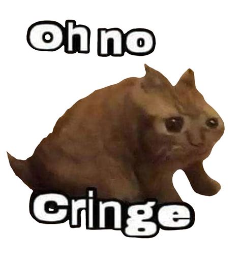 Oh no cringe cat meme Poster gift Painting by Philip Williams | Pixels