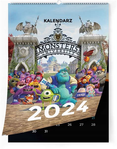 Kalendarz Cienny Monster Inc Stron A Erli Pl