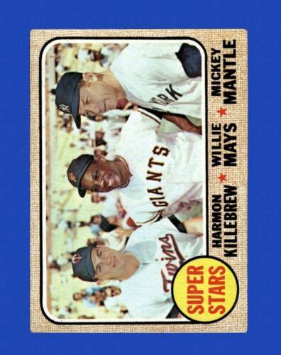 1968 Topps Set Break 490 Super Stars Vg Vgex Crease Gmcards Ebay