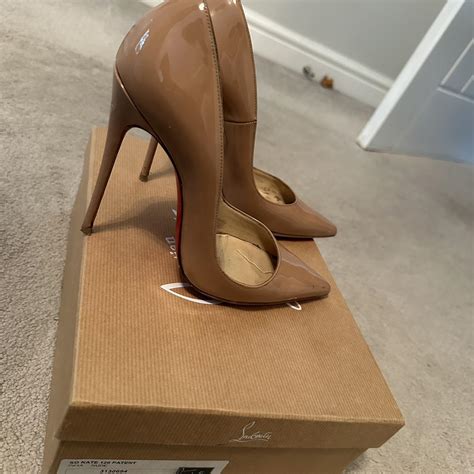 Christian Louboutin So Kate Heels In Nude Size Depop