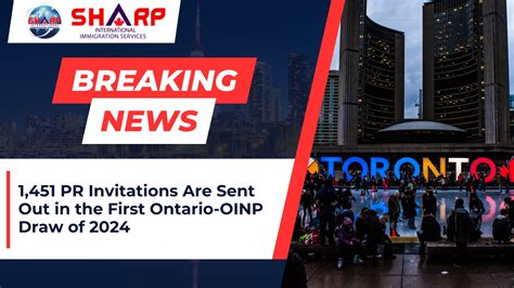 Pr Invitations Are Sent Out In The First Ontario Oinp Draw Of