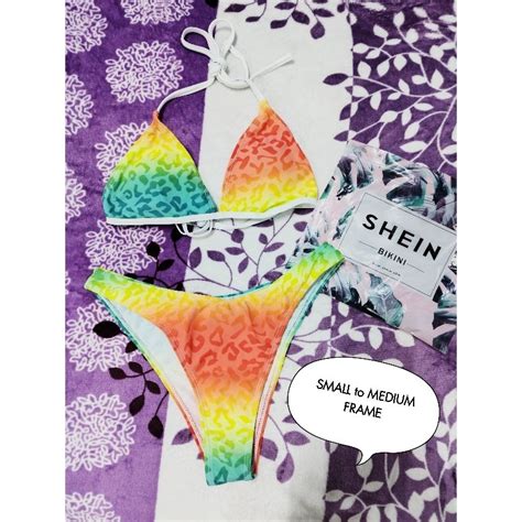 Tricolor Triangle Self Tie Bikini Shopee Philippines