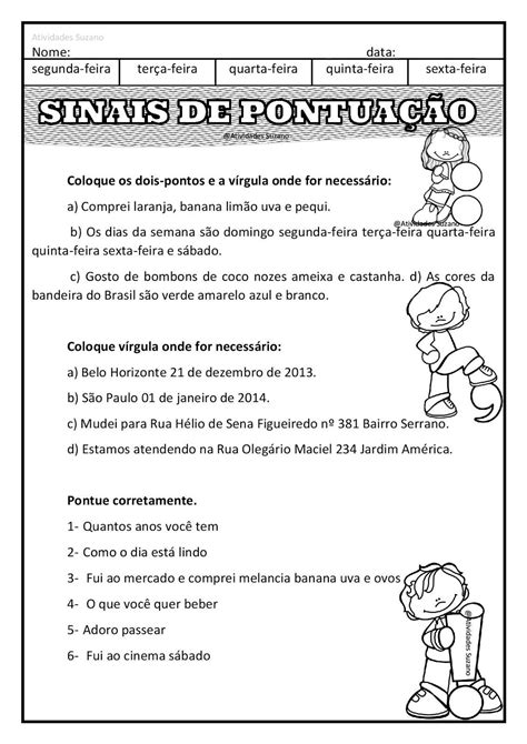 Texto Para Trabalhar Pontuação No 6º Ano Com Gabarito