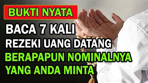 Bukti Nyata Baca Kali Sebesar Apapun Nominal Uang Yang Anda Minta