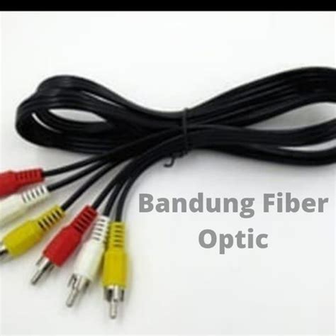 Jual Kabel RCA AV 3 WARNA Merah Putih Kuning TV VCD DVD PS2 PS3 Cable