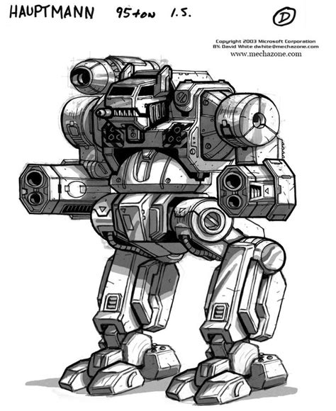 Mechwarrior 4 Hauptmann Front By Mecha Zone Mecha Space Warriors