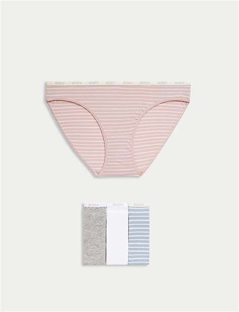 Buy Pk Cotton Rich Bikini Knickers At Marks Spencer
