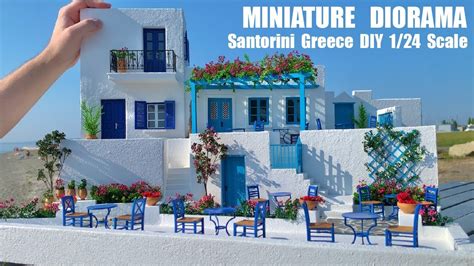 Santorini Diorama Diy Build A Realistic Miniature Scale Model Of