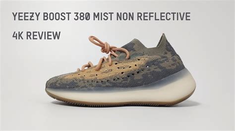 4k 이지부스트 380 미스트 논리플렉티브 Yeezy Boost 380 Mist Non Reflective 언박싱 리뷰 Review And On Feet Youtube