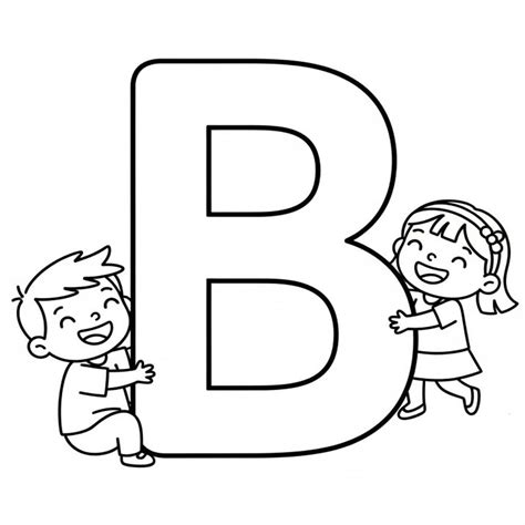 Dibujos de Letra B para colorear e imprimir – ColoringLib
