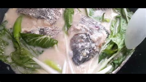 How To Cook Ginataang Tilapia With Petchay Yummy Youtube