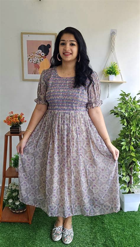 NORMAL SMOCKED YOKE FROCK NUDE SANDAL Priya S Magic World