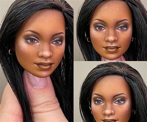 Black Barbie Doll Face