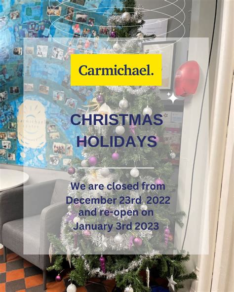 Christmas Hours 2022 Carmichael Ireland