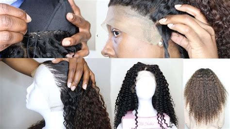 How To Make A Natural Lace Front Wig By Yourself - Luxshinehair Blog