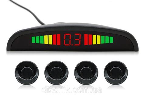 Автомобильный Парктроник на 4 Датчика в Задний Бампер Парковочная ...