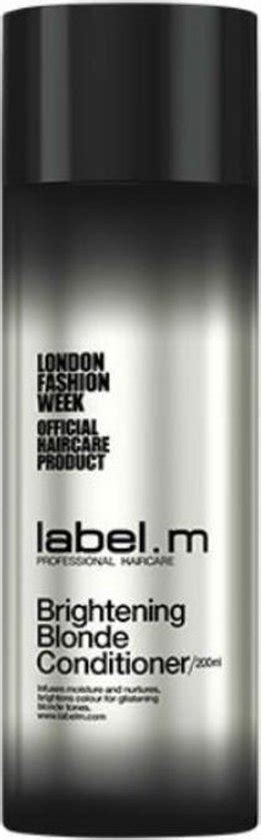 Label M Brightening Blonde Conditioner Ml Vrouwen Voor Gekleurd Haar Bol