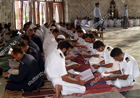 Pakistani Armed Forces Officers Read Holy Editorial Stock Photo Stock