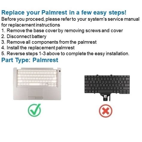 Dell Palmrest Assembly With Smart Card Reader Nfc And Touch Pad Dell Usa