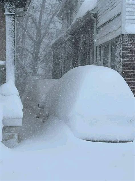 Storica Tempesta Di Neve Sullo Stato Di New York Localit Sepolte