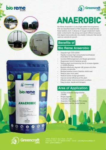 Bioculture For Wastewater Treatment Plant Grade Standard Bio Tech