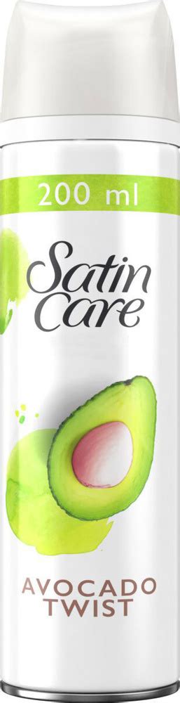 Гель для бритья Gillette Satin Care Avocado Twist, с ароматом алоэ ...