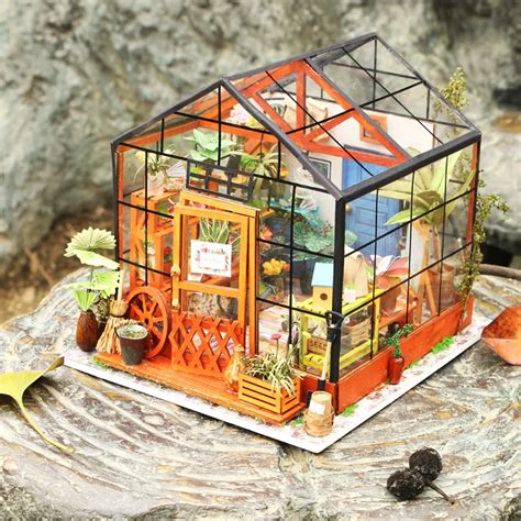 Robotime Doll House Diy Miniature Room 2018 Online Products Buy 3d Wooden Puzzle Miniture