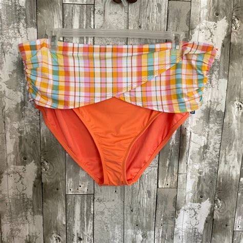 Bleu Rod Beattie Swim Bleu By Rod Beattie Hip To Be Square Sarong Hipster Bikini Bottoms 22w