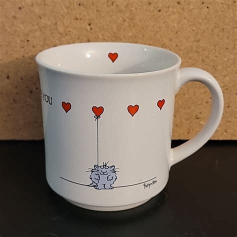 Recycled Paper Products Kitchen Vintage Love You Graphic Coffee Cup