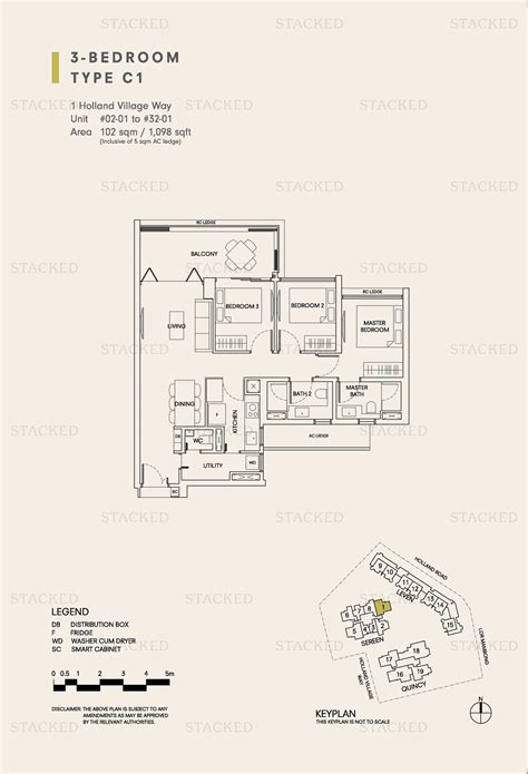 Stacked homes - One Holland Village Residences Singapore Condo Floor